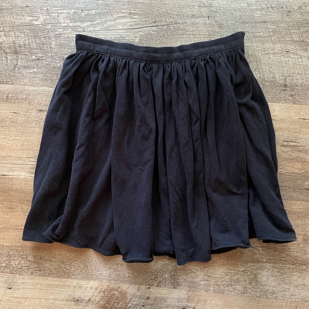 American Apparel Black Classic Girl Skirt